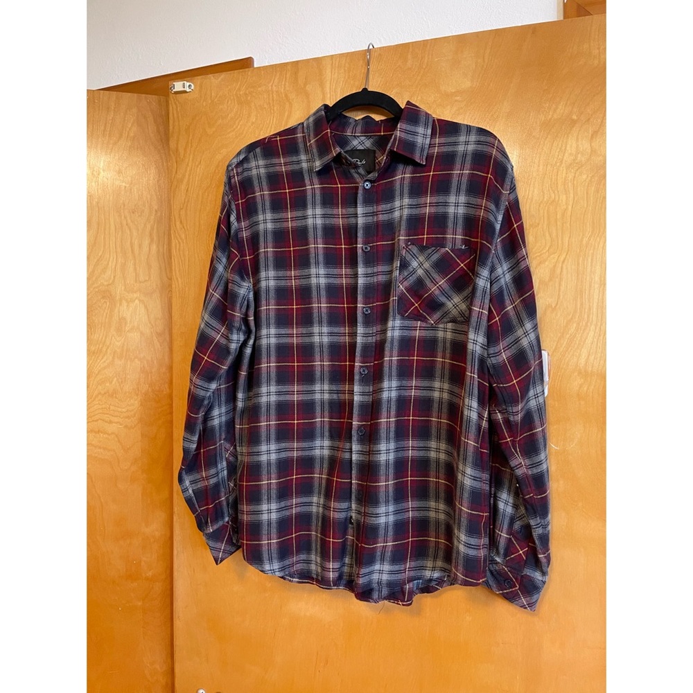 Rails plaid button down Size Large